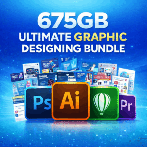 675GB Ultimate Graphic Designing Mega Bundle